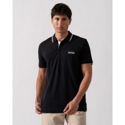 Polo BOSS Paddy Pro NERO (50469102-009). Czarne koszulki sportowe męskie Hugo Boss, m, bez wzorów, bez ramiączek. Za 349.00 zł.