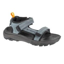 Męskie Sandały Peakfreak Rush Nubuck. Szare buty zimowe męskie Columbia, bez wzorów, z nubiku, bez obcasa, bez zapięcia. Za 427.99 zł.