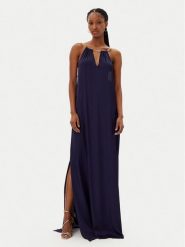 Gaudi Sukienka wieczorowa 511FD15030 Niebieski Regular Fit. Niebieskie sukienki damskie Gaudi, bez wzorów, z wiskozy, wizytowe, bez kołnierzyka, bez ramiączek. Za 419.99 zł.