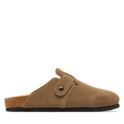 Klapki ONLY Shoes. Szare klapki damskie ONLY Shoes, bez wzorów, bez obcasa, bez zapięcia. Za 229.99 zł.