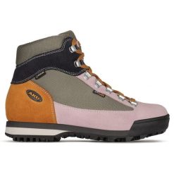 Buty trekkingowe dla dorosłych AKU Ultra Light Original Gore-Tex Vibram. Czerwone obuwie trekkingowe damskie Aku, z gore-texu, bez zapięcia. W wyprzedaży za 553.00 zł.