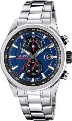 Zegarek męski Festina F20694-5 srebrny. Szare zegarki męskie Festina, bez wzorów, srebrne. Za 898.66 zł.