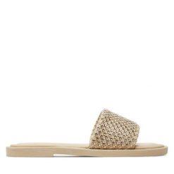 Klapki Tamaris. Brązowe klapki damskie Tamaris, bez wzorów, bez obcasa, bez zapięcia. Za 279.99 zł.