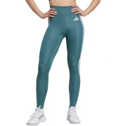 Legginsy damskie adidas Optime Essentials 3-Stripes 7/8 zielone JY2152. Zielone legginsy damskie Adidas, bez wzorów. Za 149.00 zł.