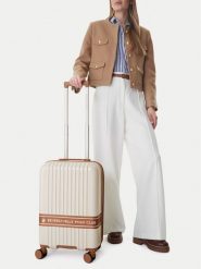Beverly Hills Polo Club Walizka kabinowa CEO-BHPC-WAL-008-S Beżowy. Brązowe walizki męskie Beverly Hills Polo Club, bez wzorów, z tworzywa sztucznego. Za 299.99 zł.