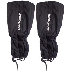 Komfortowe pokrowce na buty turystyczne - 1 para. Czarne buty zimowe męskie KUBISPORT, bez wzorów, z materiału, bez obcasa, bez zapięcia. Za 44.00 zł.