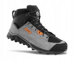 Buty trekkingowe Crispi Attiva Mid GTX Grey. Szare trekkingi męskie Crispi, z gore-texu, bez zapięcia. Za 1,489.00 zł.