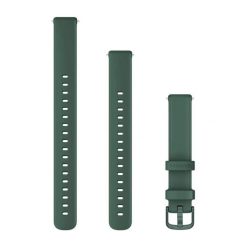 Bransoletka na zegarek z silikonem i zapięciem Garmin Lily® 2. Zielone zegarki męskie Garmin, bez wzorów. Za 192.00 zł.