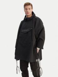 Napapijri Kurtka przeciwdeszczowa A-Raincape L NP0A4H4D9411 Czarny Oversize. Czarne kurtki męskie Napapijri, l, bez wzorów, z syntetyku, bez kaptura. Za 709.99 zł.