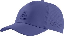 Czapka z daszkiem unisex ODLO Performance Snapback. Fioletowe czapki damskie ODLO, bez wzorów, z materiału, eleganckie. Za 159.99 zł.