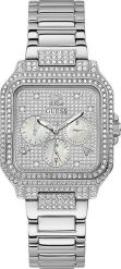 Zegarek Guess Zegarek damski Guess GW0472L1 CYRKONIE srebrny. Szare zegarki damskie Guess, srebrne. Za 1,239.00 zł.