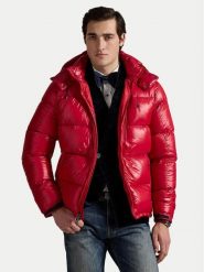 Polo Ralph Lauren Kurtka puchowa 710968281004 Czerwony Regular Fit. Czerwone kurtki męskie Polo Ralph Lauren, m, bez wzorów, z puchu, bez kaptura. Za 2,069.00 zł.