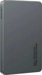 Powerbank z ładowaniem bezprzewodowym USAMS US-CD231 5000mAh 20W PD Fast Charge szary/tarnish. Szare powerbanki Usams. Za 79.86 zł.