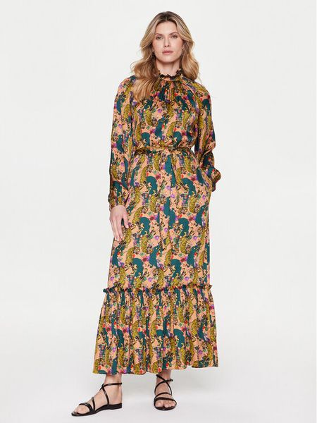 Silvian Heach Sukienka codzienna GPP23382VE Kolorowy Regular Fit. Sukienki damskie Silvian Heach, na co dzień, bez wzorów, z wiskozy, bez kołnierzyka, bez ramiączek, proste. Za 639.99 zł.