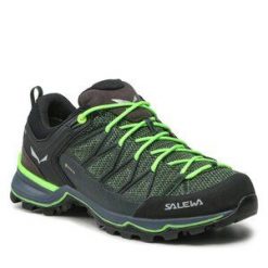 Trekkingi Salewa. Zielone buty zimowe męskie Salewa, z gore-texu, bez zapięcia. Za 629.99 zł.