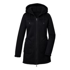 Parka damska z kapturem Killtec GW 63. Niebieskie parki damskie GIGA DX, bez wzorów, z materiału, z kapturem. Za 538.35 zł.
