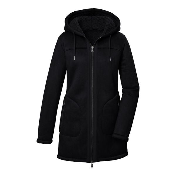 Parka damska z kapturem Killtec GW 63. Niebieskie parki damskie GIGA DX, bez wzorów, z materiału, z kapturem. Za 531.20 zł.