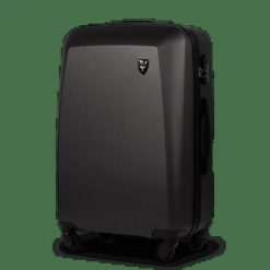 WALIZKA ŚREDNIA WINGS PLOVER 24" DARK GREY. Szare walizki damskie Wings, bez wzorów, z materiału, średnie. Za 129.90 zł.