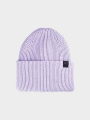 4F Czapka beanie uniseks - fioletowa Uniwersalny. Fioletowe czapki męskie 4F, na zimę, bez wzorów, z syntetyku. Za 49.99 zł.