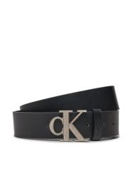 Calvin Klein Pasek Męski Monogram Hardware 35Mm K50K510063 Czarny. Czarne paski męskie Calvin Klein, ze skóry. Za 169.99 zł.
