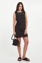 Sukienka mini Pesi MAX MARA BEACHWEAR. Sukienki damskie Max Mara Beachwear, l, bez wzorów, bez kołnierzyka, bez ramiączek, mini. Za 1,199.00 zł.