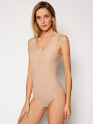 Chantelle Body Soft Stretch C16A80 Beżowy. Brązowe body Chantelle, bez wzorów, z syntetyku. Za 139.99 zł.