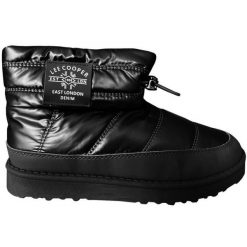 Buty Lee Cooper LCJ-23-44-1967LA czarne. Czarne śniegowce damskie z gumy, bez zapięcia. Za 218.15 zł.
