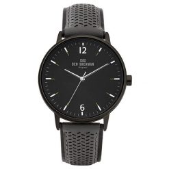 Zegarek męski Ben Sherman WB038E, Quartz, 41mm, 3ATM. Czarne zegarki męskie Ben Sherman, bez wzorów. W wyprzedaży za 286.60 zł.