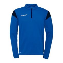 Bluza treningowa z zamkiem błyskawicznym 1/4 Uhlsport Squad 27. Niebieskie bluzy damskie Uhlsport, m, bez wzorów, bez ramiączek, bez kaptura. Za 199.00 zł.