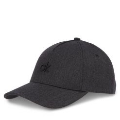 Czapka z daszkiem Calvin Klein. Czarne czapki damskie Calvin Klein, bez wzorów. Za 129.99 zł.