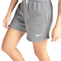 Damskie Spodenki Dresowe Park 20. Szare szorty damskie Nike, bez wzorów, z dresówki. Za 170.99 zł.