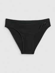 4F Dół od bikini damski - czarny S. Czarne bikini 4F, s, bez wzorów, z materiału. Za 59.99 zł.