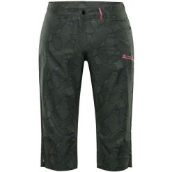 Panie 3/4 Spodnie Outdoorowe Alpine Pro Kadeka 3 - Rozmiar 36. Zielone spodnie dresowe damskie Alpine Pro, bez wzorów, sportowe. Za 166.99 zł.