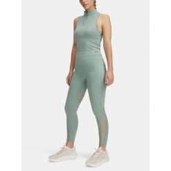 Koszulka treningowa damska Under Armour Vanish Elite Vent Tank. Zielone bluzki damskie Under Armour, xs, bez wzorów, sportowe, bez kołnierzyka, bez ramiączek. Za 159.99 zł.