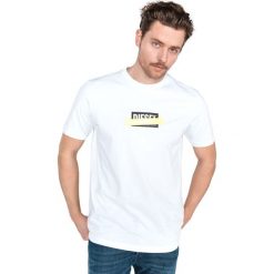 Diesel Just Die Koszulka Biały. Białe t-shirty męskie Diesel, xxl, z aplikacjami, z bawełny, bez kołnierzyka, bez ramiączek. Za 223.95 zł.