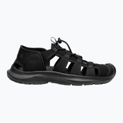 Sandały damskie KEEN Seanik H2. Czarne sandały damskie Keen, bez wzorów, bez obcasa, bez zapięcia. Za 329.99 zł.