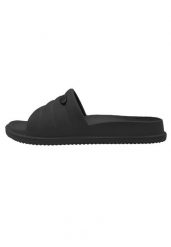 Damskie klapki Easywalk Beco | Czarny. Czarne klapki damskie Beco, bez wzorów, z materiału, bez obcasa, bez zapięcia. Za 201.99 zł.