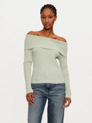 ONLY Sweter Katia 15311830 Zielony Regular Fit. Zielone swetry nierozpinane damskie ONLY, s, bez wzorów, z syntetyku, bez kołnierzyka, bez ramiączek. W wyprzedaży za 69.99 zł.