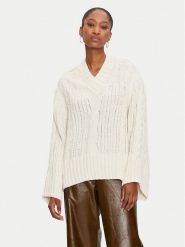 REPLAY Sweter DK3313.000.G22926 Écru Regular Fit. Swetry nierozpinane damskie Replay, xl, bez wzorów, z syntetyku, bez kołnierzyka, bez ramiączek. Za 259.99 zł.