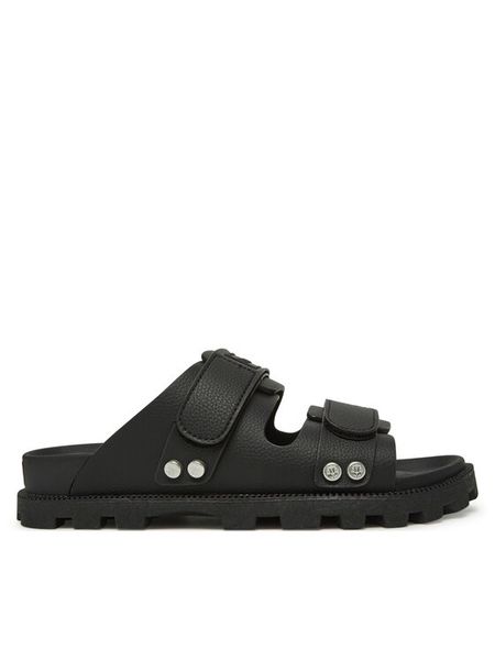 Hunter Klapki HFRU0004251 Czarny. Czarne klapki damskie Hunter, bez wzorów, z syntetyku, bez obcasa, bez zapięcia. Za 269.99 zł.