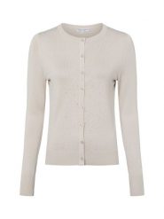 Marie Lund Kardigan Kobiety wiskoza beżowy|szary, XL. Brązowe kardigany damskie Marie Lund, xl, bez wzorów, z wiskozy, eleganckie, bez kołnierzyka. Za 199.95 zł.