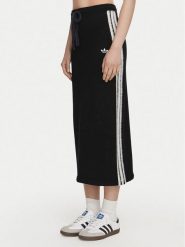 Adidas Spódnica midi KS9373 Czarny Slim Fit. Czarne spódnice damskie Adidas, s, bez wzorów, z syntetyku, midi. Za 329.99 zł.