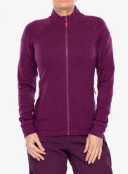 Bluza rozpinana damska Rab Nexus Jacket. Fioletowe bluzy damskie RAB, l, bez wzorów, z materiału, bez ramiączek, bez kaptura. Za 406.45 zł.