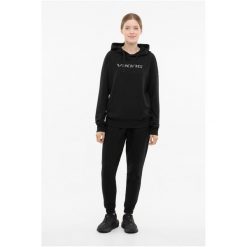 Bluza damska VIKING Team Wear Lady Bamboo z kapturem. Czarne bluzy damskie Viking, bez wzorów, sportowe, bez ramiączek, z kapturem. Za 279.90 zł.