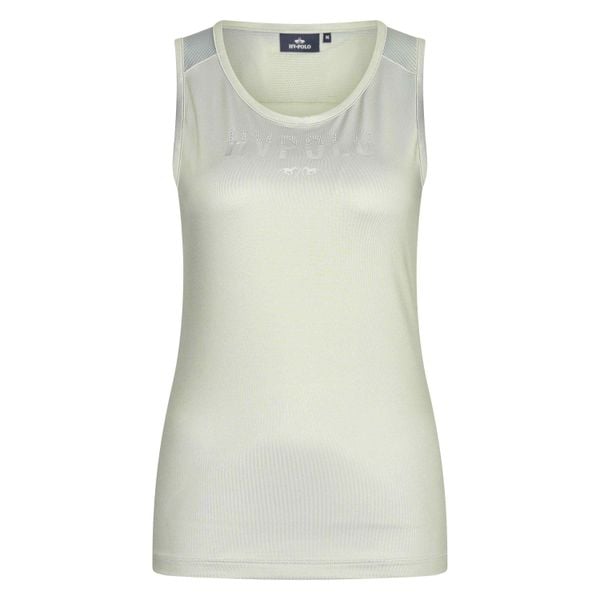 Damski tank top techniczny HV Polo Annabel. Zielone topy damskie HV POLO, bez wzorów, eleganckie, bez kołnierzyka, bez ramiączek. Za 263.00 zł.