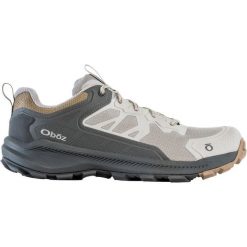 Buty trekkingowe Oboz Katabatic Low. Szare buty zimowe męskie OBOZ, bez wzorów, bez obcasa, bez zapięcia. W wyprzedaży za 472.50 zł.
