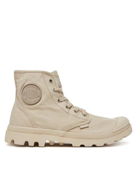 Palladium Trapery Pampa Hi 02352-096-M Szary. Szare buty zimowe męskie Palladium, bez wzorów, z materiału, bez obcasa, bez zapięcia. Za 339.15 zł.