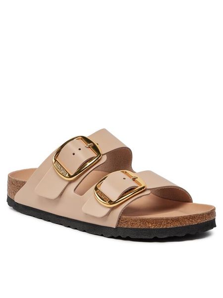 Birkenstock Klapki Arizona 1026553 Różowy. Czerwone klapki damskie Birkenstock, bez wzorów, ze skóry, bez obcasa, bez zapięcia. Za 489.99 zł.