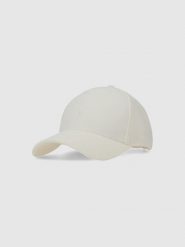 4F Czapka z daszkiem strapback uniseks - biała Uniwersalny. Białe czapki damskie 4F, na lato, bez wzorów, z syntetyku, klasyczne. W wyprzedaży za 59.99 zł.