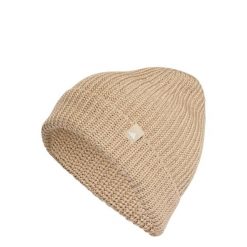 CZAPKA GLOW BEANIE. Białe czapki damskie Adidas, bez wzorów, z dzianiny, klasyczne. Za 119.00 zł.